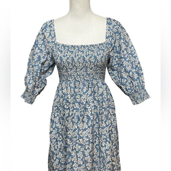OPT Pastoral floral puff sleeve Dress - Picture 3 of 7